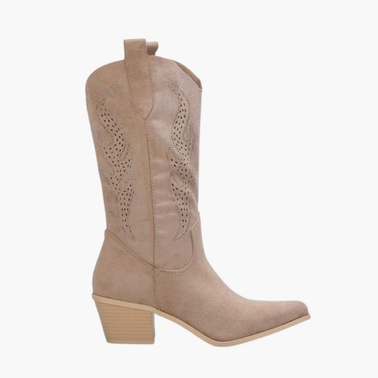 Santiags Beige Paillettes