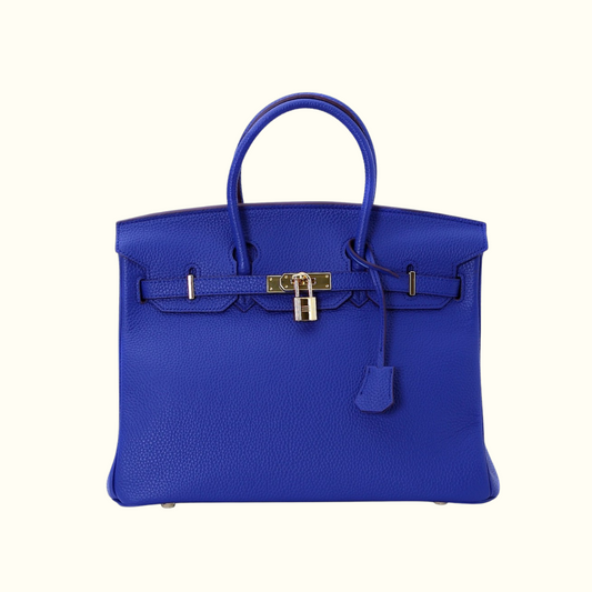 Sac BIRKIN Bleu - Olympe