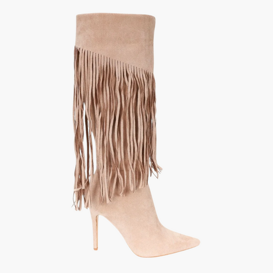 Bottes FRANGE Beige - Olympe