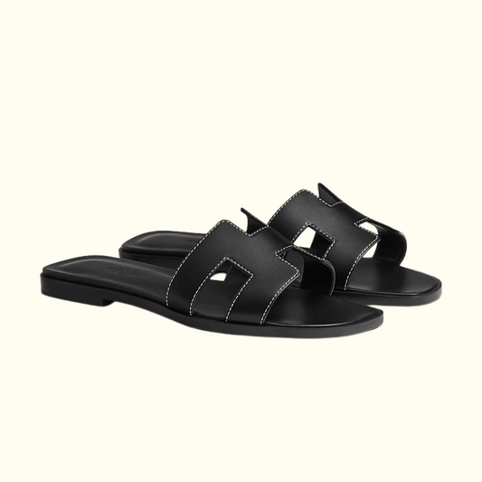 Sandales ORAN Noir - OLYMPE